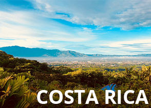 The beautiful landscape view from Xandari resort and spa Costa Rica