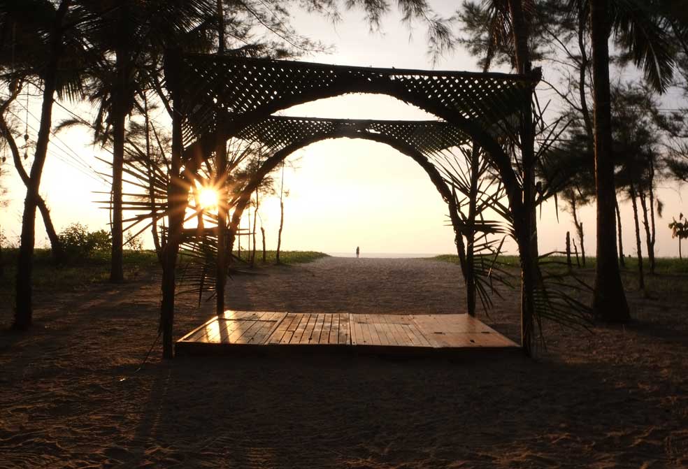 stage setup at xandari pearl, marari beach