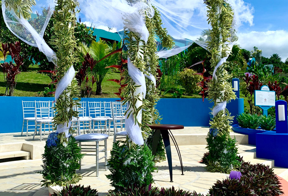 dining space setting for wedding at the cardamom county by xandari resorts