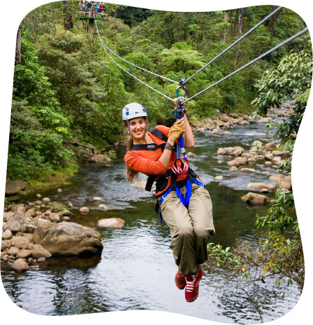 zip line at xandari costarica